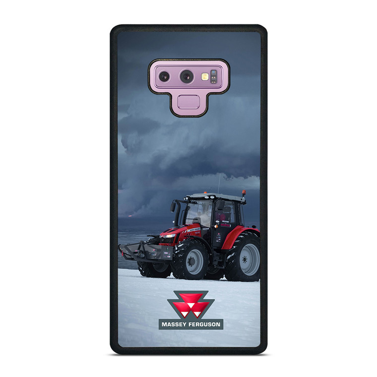 MASSEY FERGUSON TRACKTORS SNOW Samsung Galaxy Note 9 Case