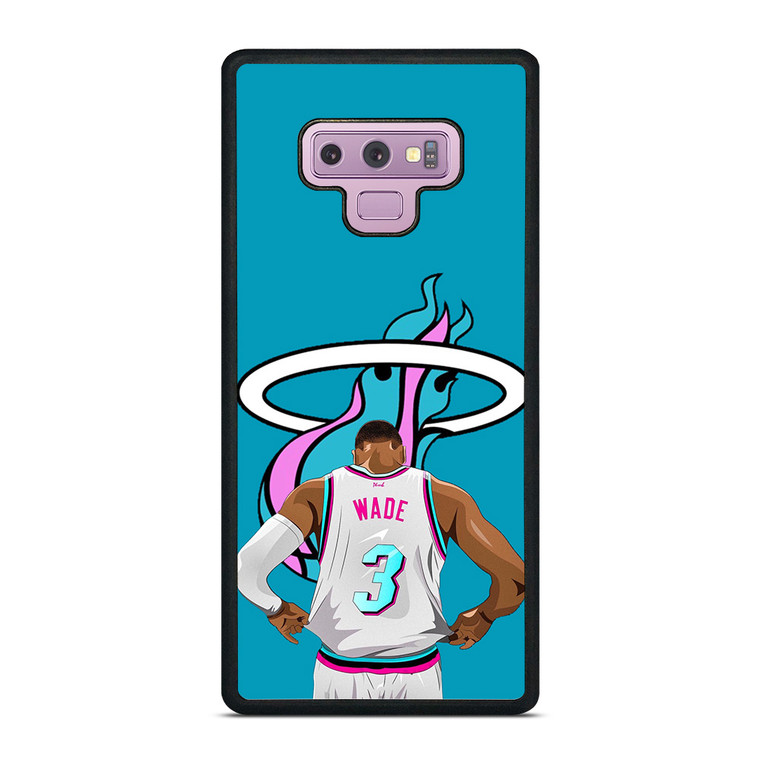MIAMI HEAT DWYANE WADE 3 BASKETBALL Samsung Galaxy Note 9 Case