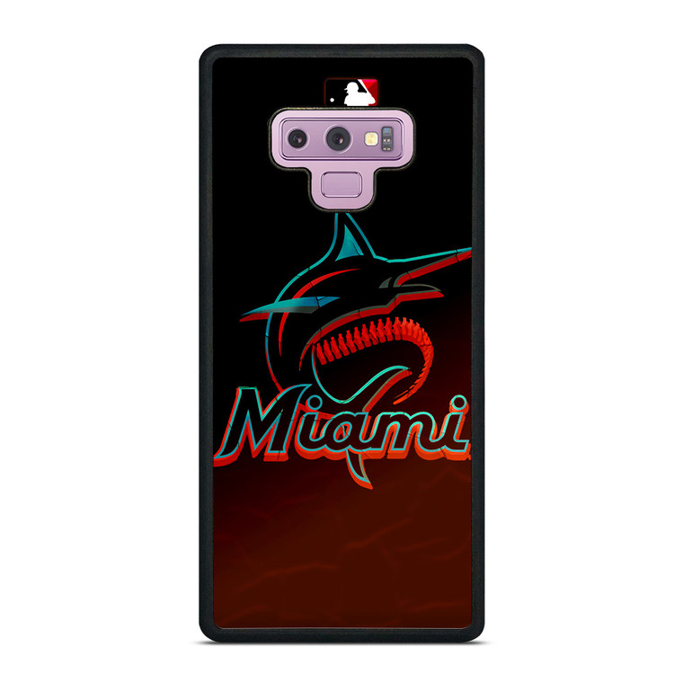MIAMI MARLINS MLB BASEBALL TEAM LOGO Samsung Galaxy Note 9 Case