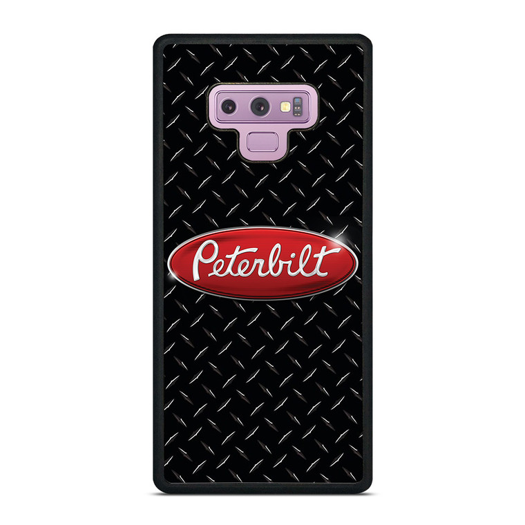 PETERBILT TRUCK PLATE BLACK Samsung Galaxy Note 9 Case
