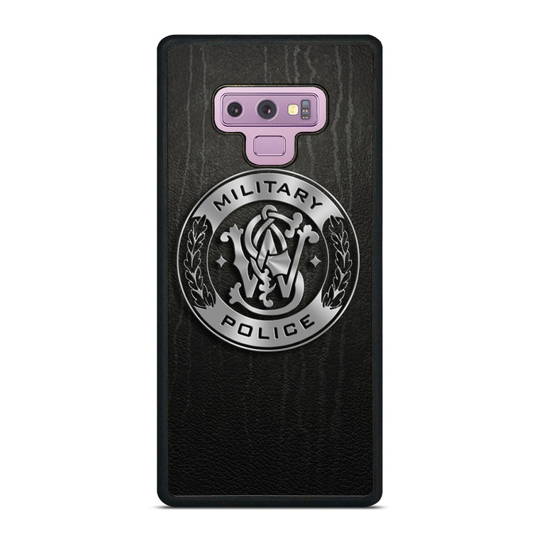 SMITH AND WESSON MILITARY POLICE METAL LOGO Samsung Galaxy Note 9 Case