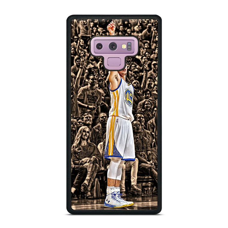 STEPHEN CURRY SHOT GOLDEN STATE WARRIORS Samsung Galaxy Note 9 Case