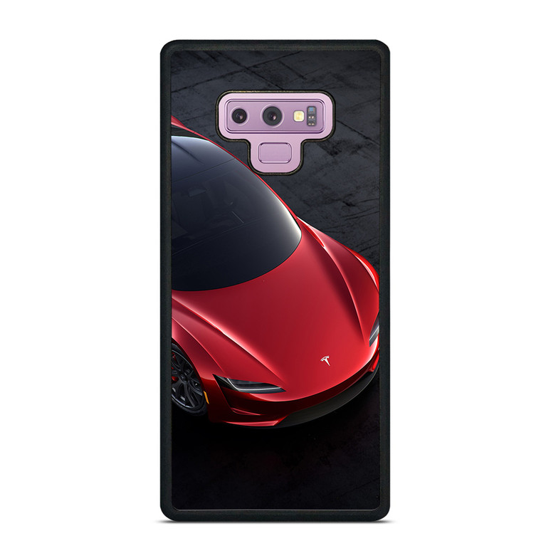 TESLA RED ELECTRIC CAR Samsung Galaxy Note 9 Case TESLA RED ELECTRIC CAR Samsung Galaxy Note 9 Case