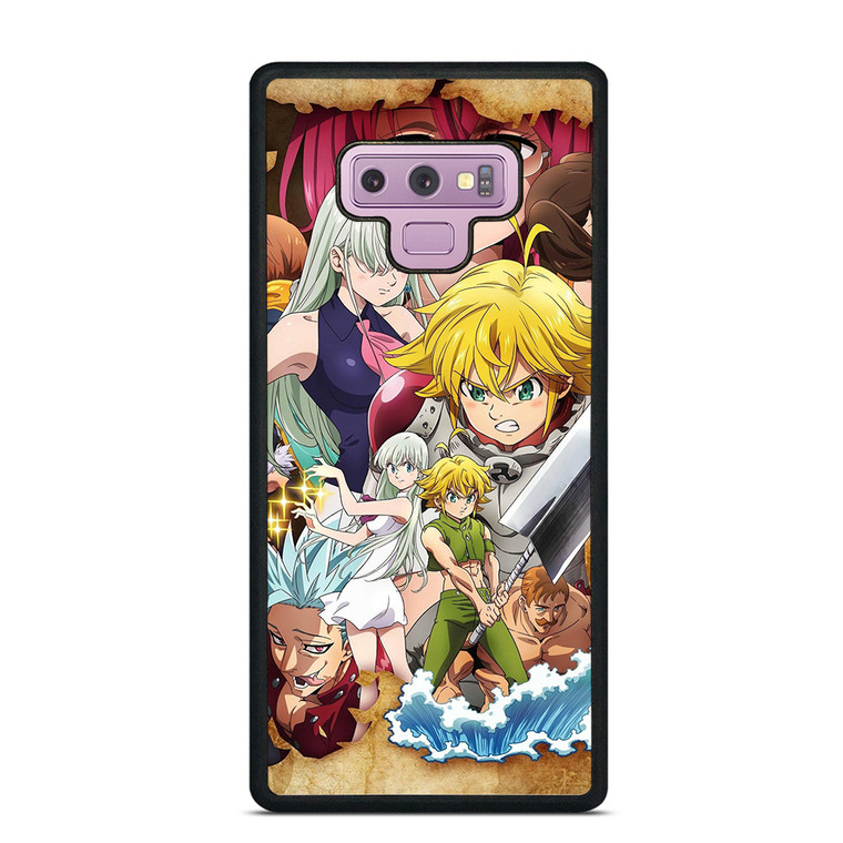 THE SEVEN DEADLY SINS MELIODAS AND FRIENDS Samsung Galaxy Note 9 Case
