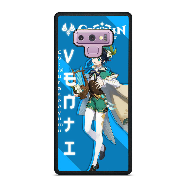 VENTI WINDBORNE BARD GENSHIN Samsung Galaxy Note 9 Case