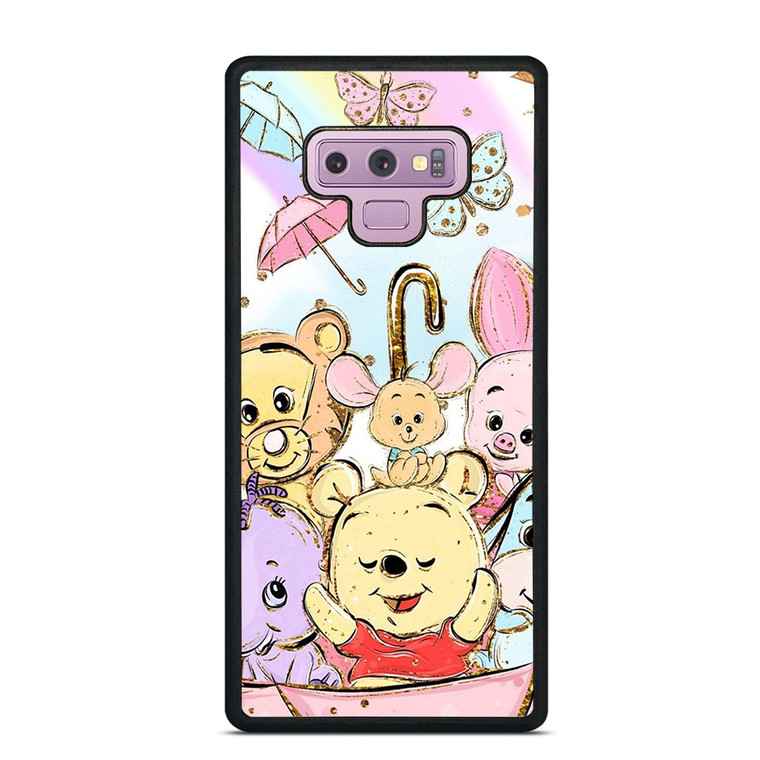 WINNIE THE POOH AND FRIENDS UMBRELA Samsung Galaxy Note 9 Case