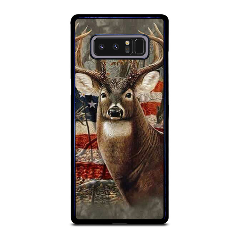 AMERICAN FLAG DEER BUCK CAMO Samsung Galaxy Note 8 Case