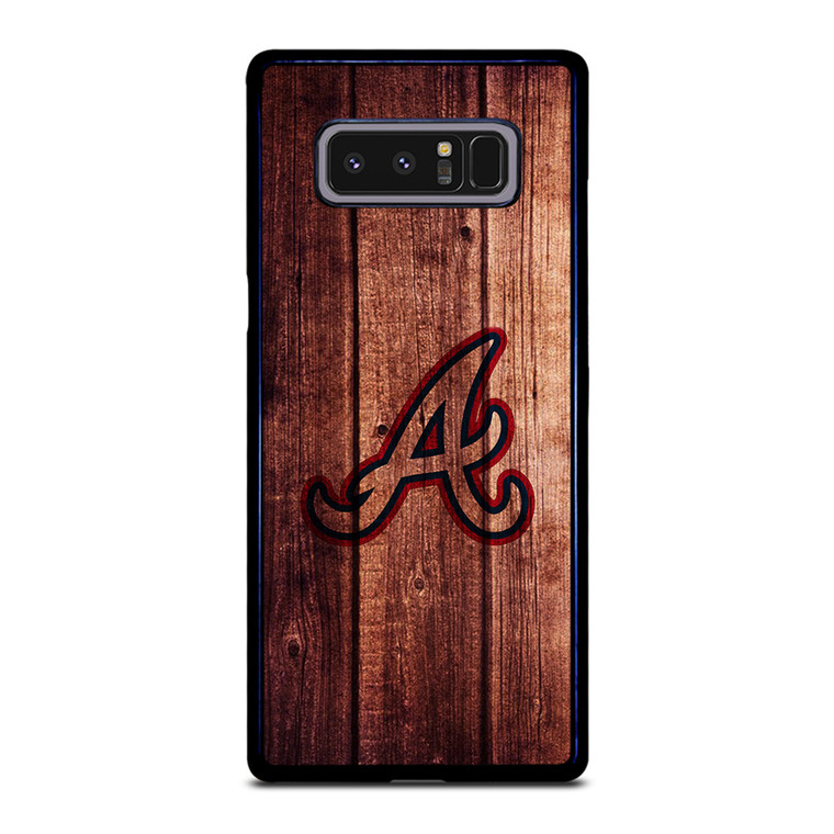 ATLANTA BRAVES LOGO WOOD INITIAL Samsung Galaxy Note 8 Case
