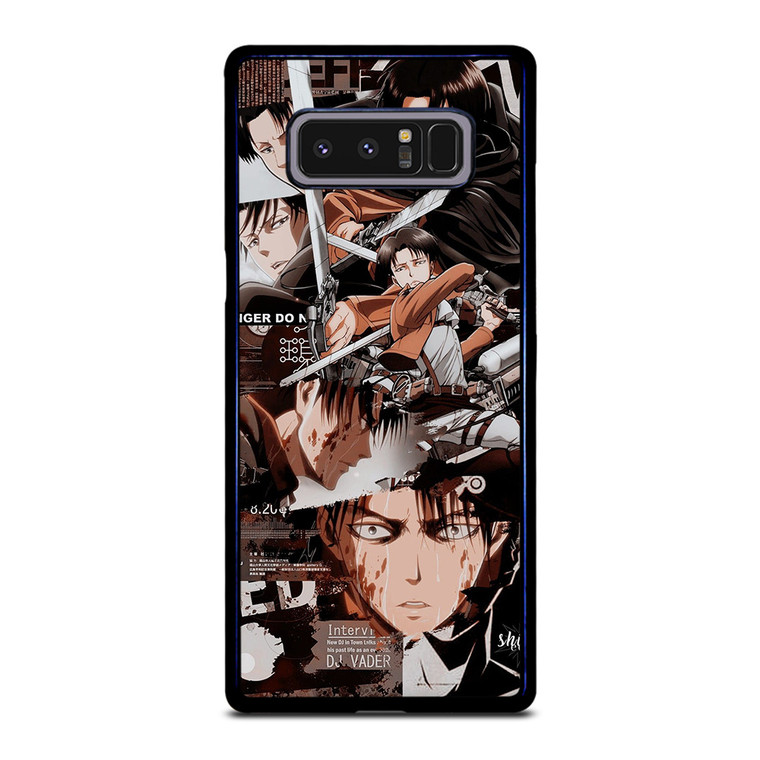 ATTACK ON TITAN SKETCH ANIME MANGA Samsung Galaxy Note 8 Case