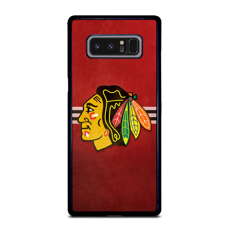 CHICAGO BLACK HAWKS RED LOGO Samsung Galaxy Note 8 Case