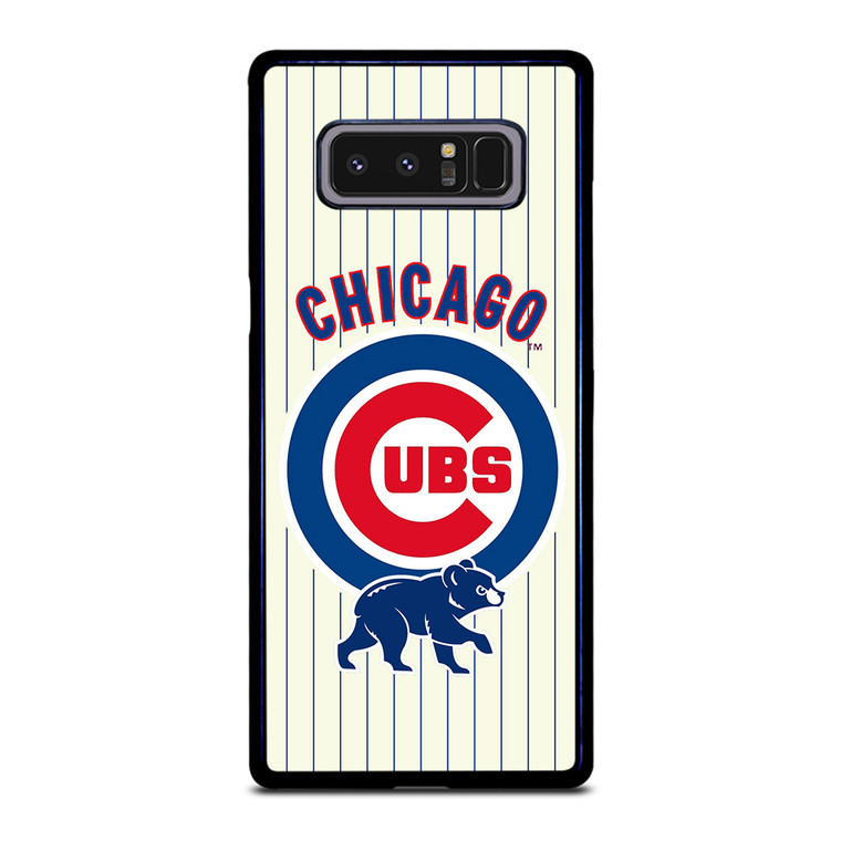 CHICAGO CUBS BASEBALL STRIPES LOGO Samsung Galaxy Note 8 Case