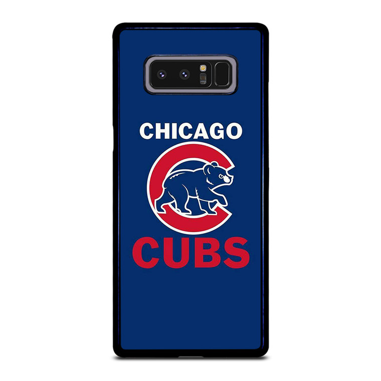 CHICAGO CUBS BLUE RED LOGO BASEBALL Samsung Galaxy Note 8 Case