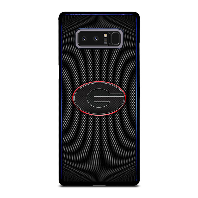 GEORGIA BULLDOGS CARBON LOGO Samsung Galaxy Note 8 Case