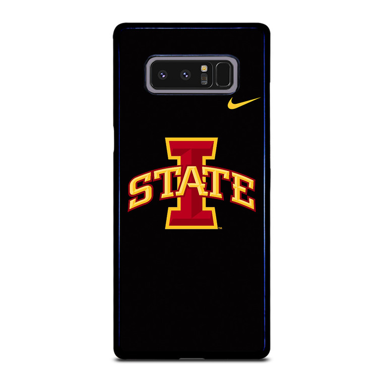 IOWA STATE FOOTBALL BLACK WALLPAPER Samsung Galaxy Note 8 Case