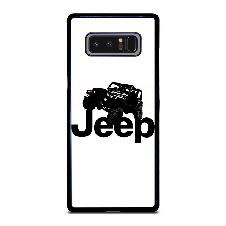 JEEP BLACK LOGO Samsung Galaxy Note 8 Case