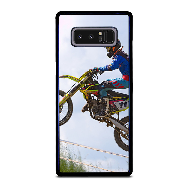 MOTOR CROSS STUNT ACTION Samsung Galaxy Note 8 Case