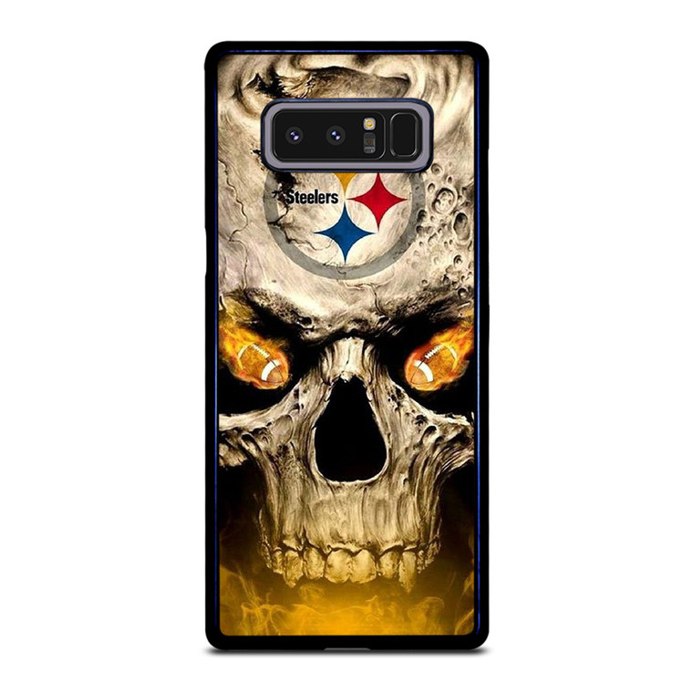 PITTSBURGH STEELERS FOOTBALL SKULL Samsung Galaxy Note 8 Case