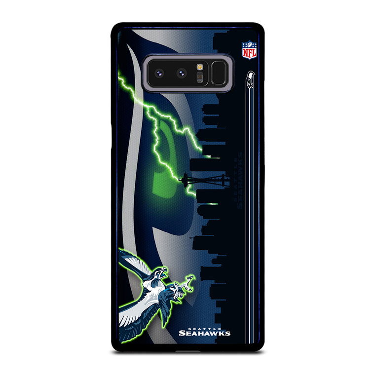 SEATTLE SEAHAWKS LOGO NFL TEAM MASCOT Samsung Galaxy Note 8 Case