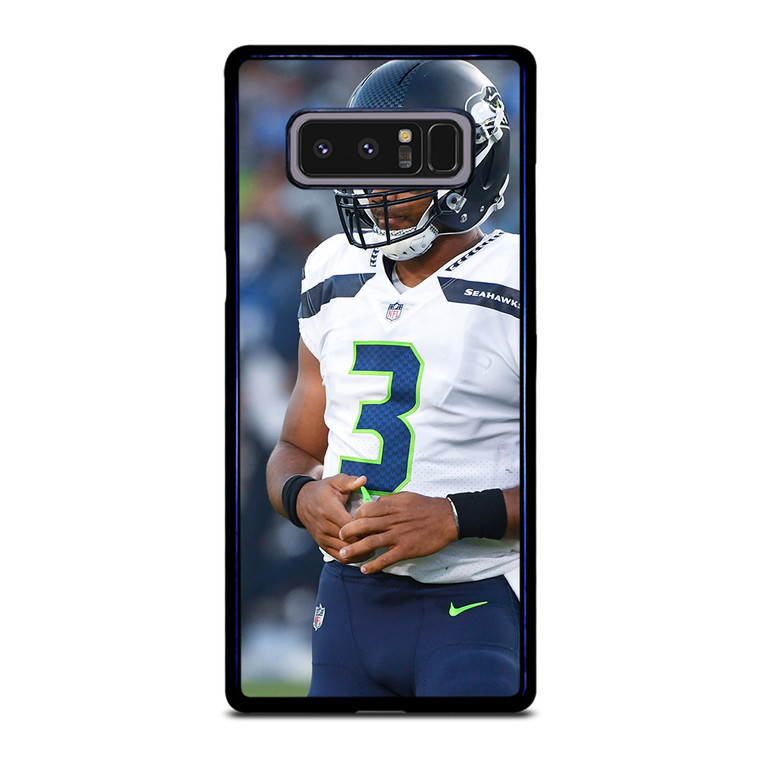 WILSON SEATTLE SEAHAWKS WHITE JERSEY Samsung Galaxy Note 8 Case