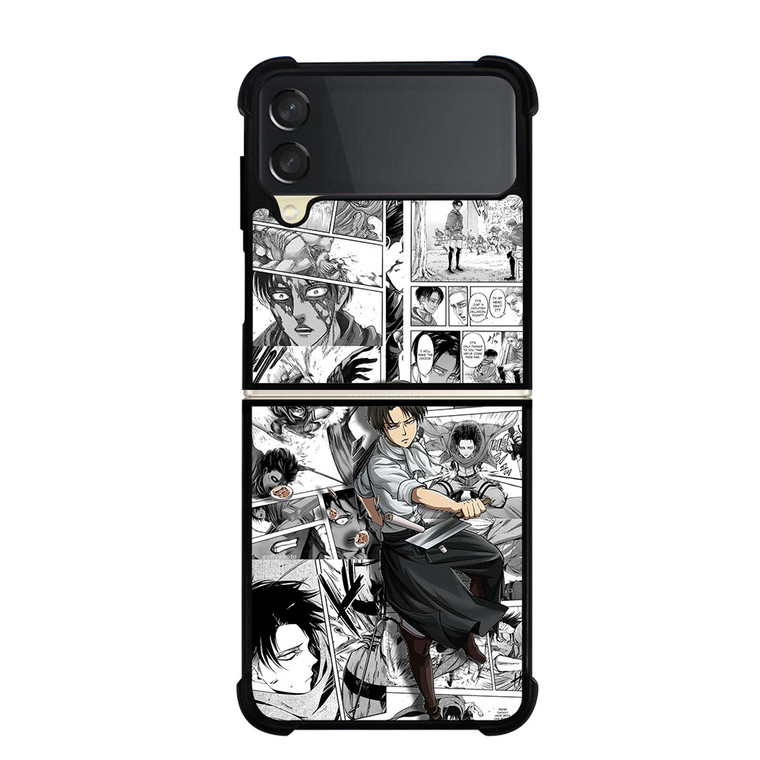 ATTACK ON TITAN MANGA COMIC Samsung Galaxy Z FLip 3 5G Case Cover