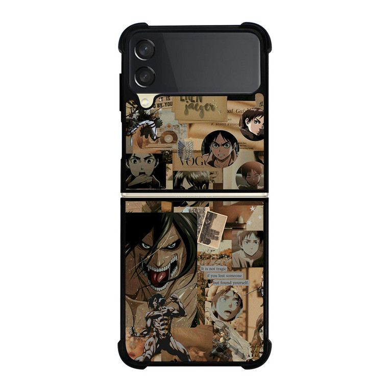 ATTACK ON TITAN WAR ANIME MANGA Samsung Galaxy Z FLip 3 5G Case Cover