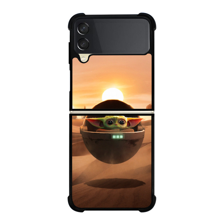 BABY YODA FLY STAR WARS Samsung Galaxy Z FLip 3 5G Case Cover