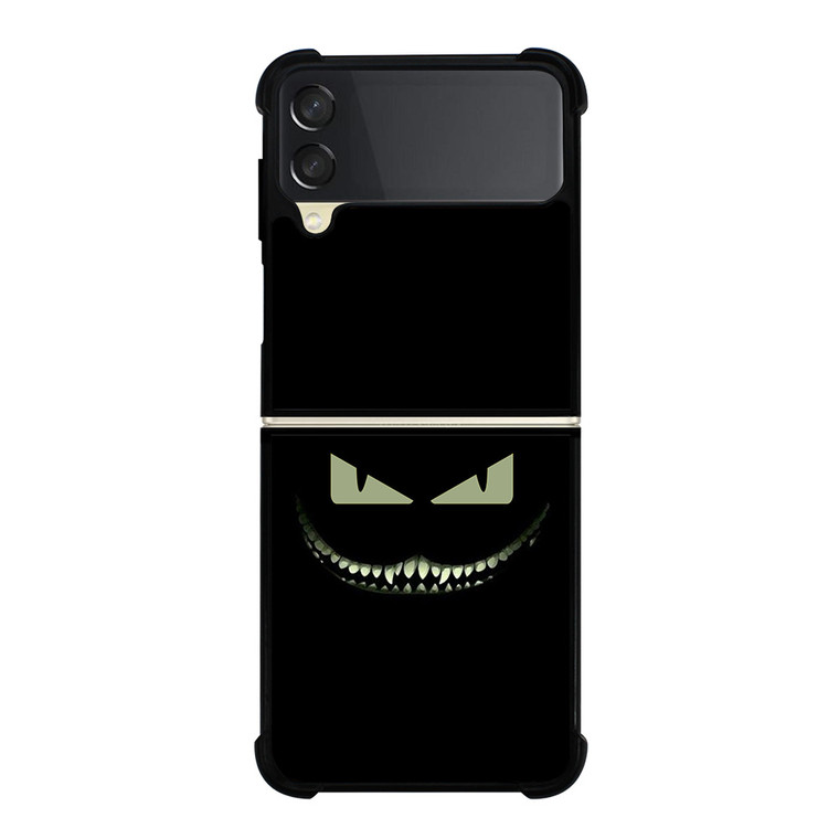 CHESHIRE CAT FENDI EYES BLACK Samsung Galaxy Z FLip 3 5G Case Cover