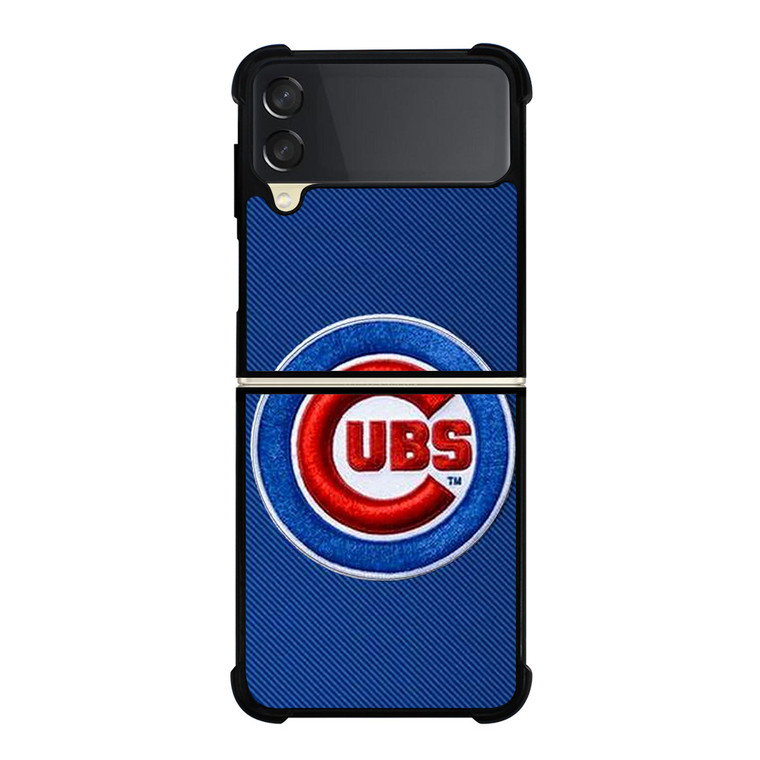 CHICAGO CUBS EMBROIDERED LOGO Samsung Galaxy Z FLip 3 5G Case Cover
