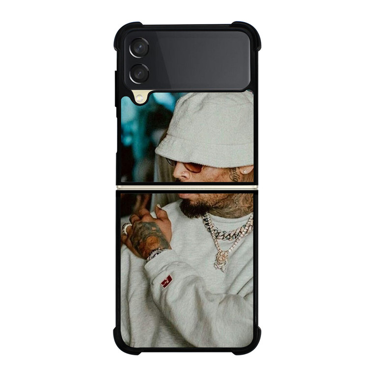 CHRIS BROWN OUTFIT Samsung Galaxy Z FLip 3 5G Case Cover