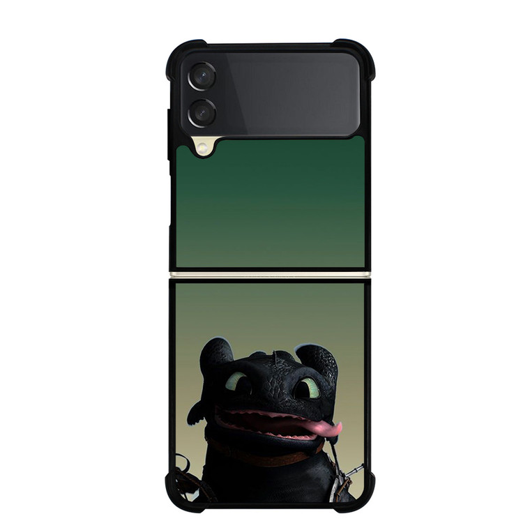 CUTE TOOTHLESS HOW TO TRAIN YOUR DRAGON Samsung Galaxy Z FLip 3 5G Case Cover