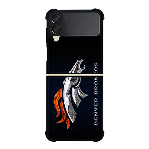 DENVER BRONCOS LOGO SILVER HORSE Samsung Galaxy Z FLip 3 5G Case Cover