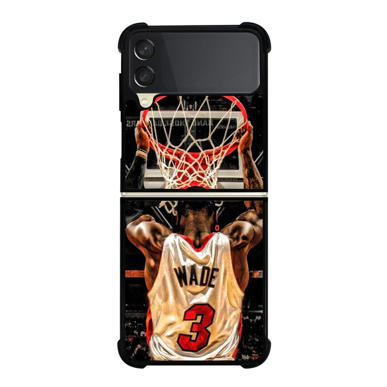 DWYANE WADE MIAMI HEAT SLAM DUNK Samsung Galaxy Z FLip 3 5G Case Cover