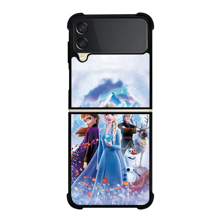 ELSA AND FRIENDS FROZEN CHARACTER Samsung Galaxy Z FLip 3 5G Case Cover