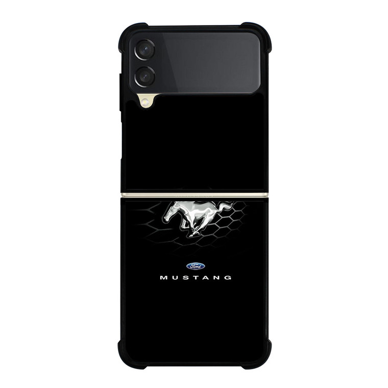 FORD MUSTANG LOGO BLACK Samsung Galaxy Z FLip 3 5G Case Cover