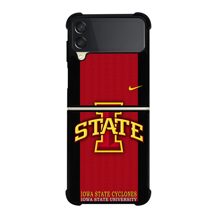 IOWA STATE CYCLONES INITIAL UNIVERSITY TEAM LOGO Samsung Galaxy Z FLip 3 5G Case Cover