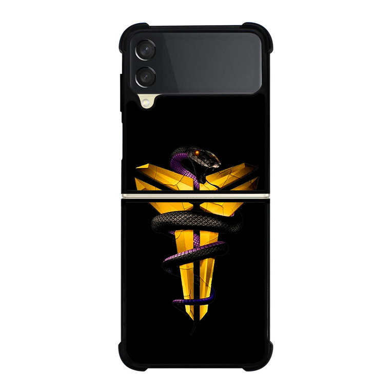 KOBE BRYANT BLACK MAMBA YELLOW Samsung Galaxy Z FLip 3 5G Case Cover