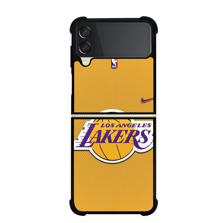 LA LAKERS NBA FIELD Samsung Galaxy Z FLip 3 5G Case Cover