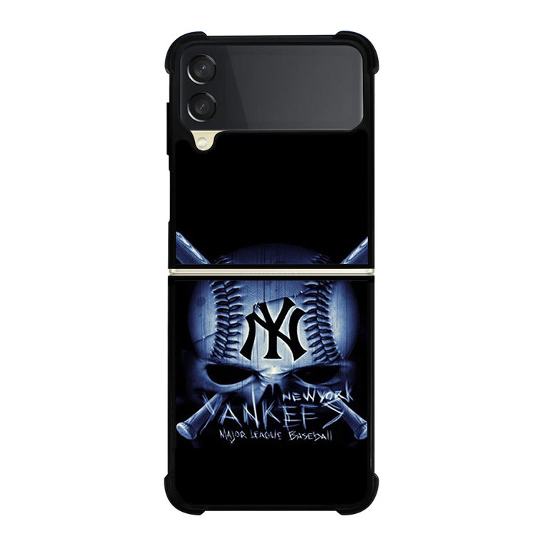 NY NEW YORK YANKEES SKULL Samsung Galaxy Z FLip 3 5G Case Cover
