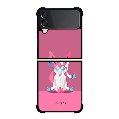 PINK POKEMON EVEE EVOLUTION SYLVEON Samsung Galaxy Z FLip 3 5G Case Cover