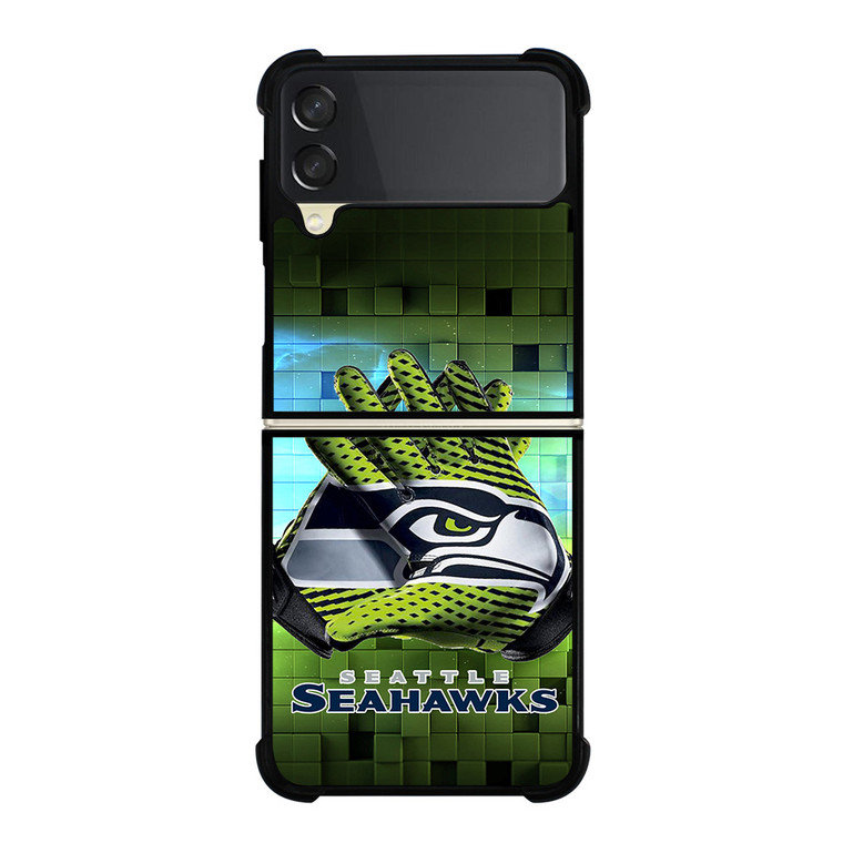 SEATTLE SEAHAWKS FOOTBALL HANDS Samsung Galaxy Z FLip 3 5G Case Cover