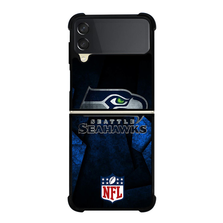SEATTLE SEAHAWKS NFL BLUE Samsung Galaxy Z FLip 3 5G Case Cover