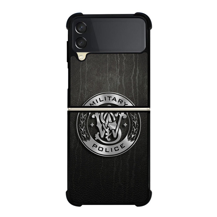 SMITH AND WESSON MILITARY POLICE METAL LOGO Samsung Galaxy Z FLip 3 5G Case Cover