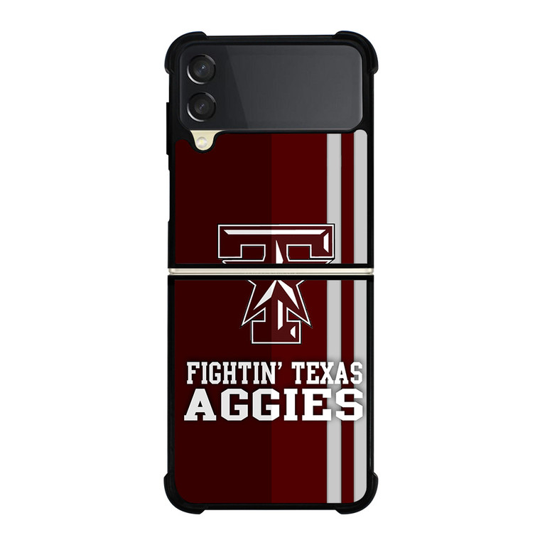TEXAS A&M FIGHTIN' AGGIES Samsung Galaxy Z FLip 3 5G Case Cover