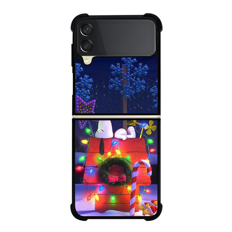 THE PEANUTS SNOOPY CHRISTMAST Samsung Galaxy Z FLip 3 5G Case Cover THE PEANUTS SNOOPY CHRISTMAST Samsung Galaxy Z FLip 3 5G Case Cover