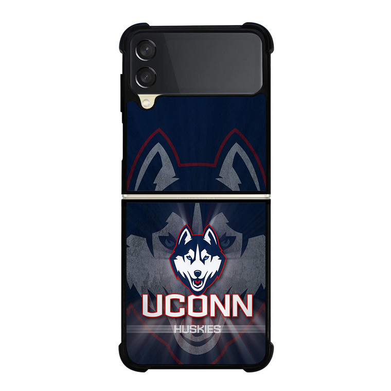 UCONN HUSKIES CONNECTICUT UNIVERSITY BASKETBALL Samsung Galaxy Z FLip 3 5G Case Cover