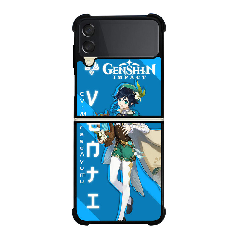 VENTI WINDBORNE BARD GENSHIN Samsung Galaxy Z FLip 3 5G Case Cover