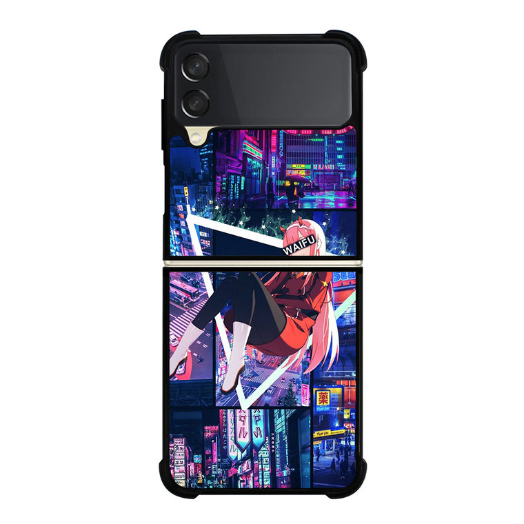 ZERO TWO DARLING WAIFU Samsung Galaxy Z FLip 3 5G Case Cover