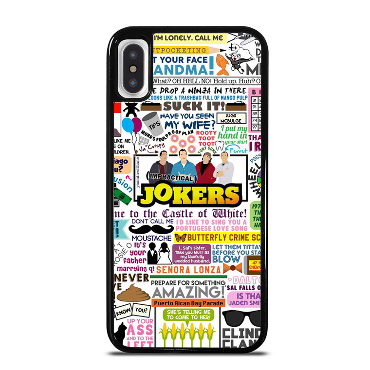 IMPRACTICAL JOKERS QUOTES iPhone X / XS Case