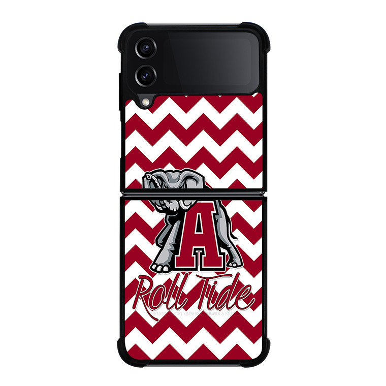 ALABAMA CRIMSON TIDE STRIP ROLL Samsung Galaxy Z FLip4 5G Case Cover