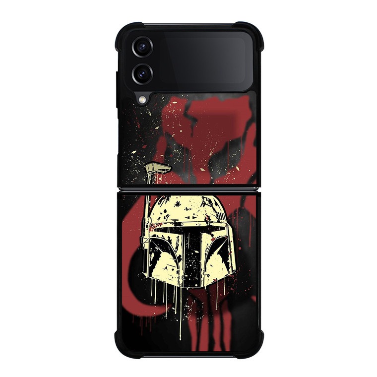 BOBA FETT HELMET STAR WARS ART Samsung Galaxy Z FLip4 5G Case Cover